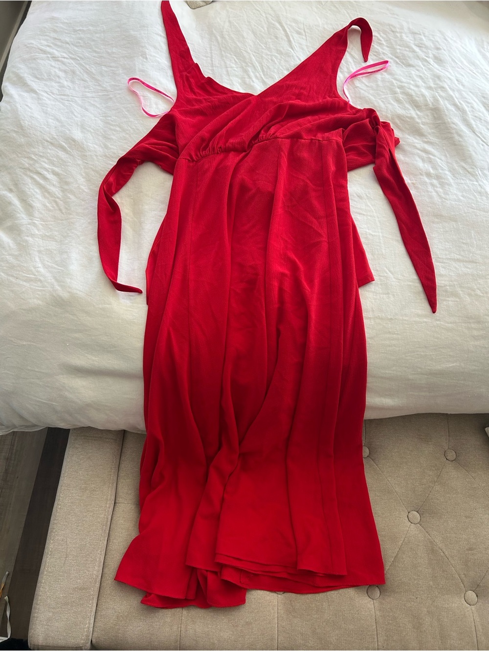 Betsey Johnson Red Maxi Dress